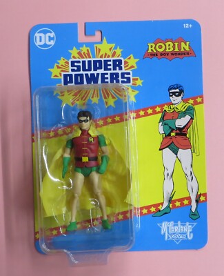 SLIGHTLY DAMAGED McFARLANE SUPER POWERS ROBIN JASON TODD WAVE 10 DC FIGURE MOC