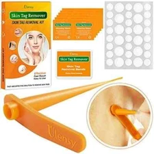 Ulensy Skin Tag Remover Removal Kit Repair Patches MD-LG 4mm-8mm Safe Painless