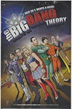 The Big Bang Theory Superheroes Sheldon Leonard Raj Print Ad Advertisement 2011