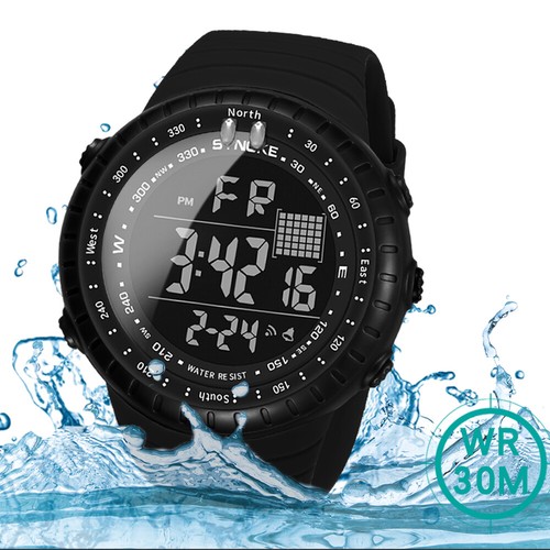 Men Waterproof Digital Sports Watch Military Tactical LED Backlight Wristwatch - Picture 22 of 24