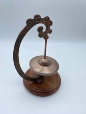 Vintage Tibetan Buddhist Brass Tingsha Gong Chime Prayer Mantra Meditation