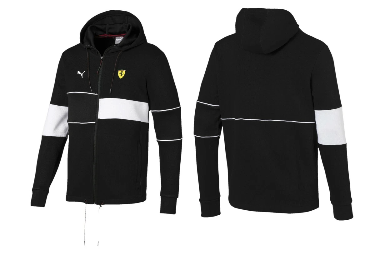 NEW MEN&#039;S PUMA FERRARI HOODED JACKET JOG PANTS 2PCS BLACK | eBay