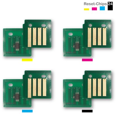 4x Toner Reset Chip Y/M/C/K für Xerox AltaLink C8030 C8035 C8045 006R01697..700