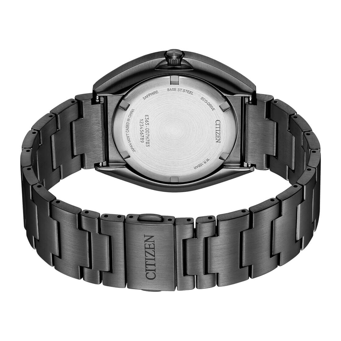 Citizen Eco-Drive 365 BN1015-52E Black Ion Sapphire Glass Solar
