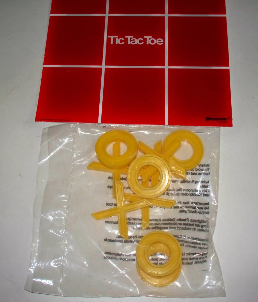 Pressman Plastic Tic Tac Toe Replacement Parts Board Game 5 - X