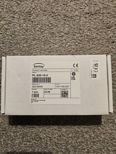 SONTAY Pressure transmitter PL-520-10-V Brand New 0-10 Bar