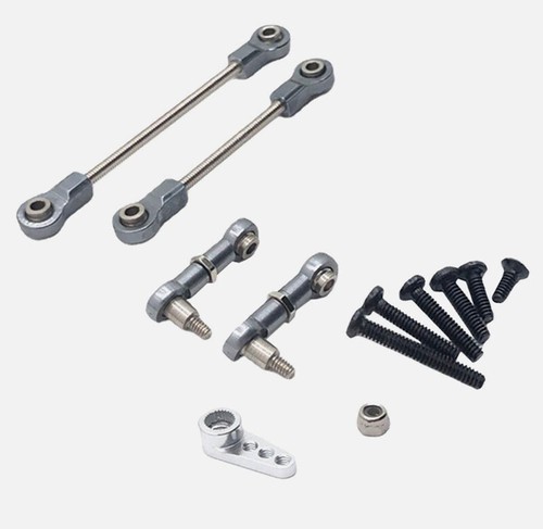 1/28 Steering Rod Servo Link Linkages Spare Parts for Wltoys K969 K979 Hobby - Picture 6 of 27