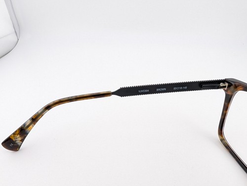 John Varvatos Eyeglasses, Frames Only, VJVC004, 53-19-145, Plastic/Metal, Brown - Picture 16 of 18