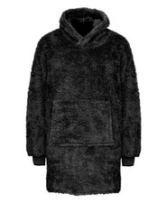 Image of Ribbon Teddy Bear Fabric Hoodie Super-Soft Teddy Fleece 100% Polyester RI004