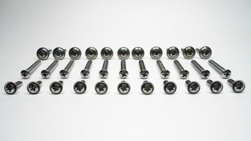 ¡JUEGO DE 63 TORNILLOS INTERIORES! PARA TODOS LOS AUTOS/CAMIONES FORD F150 MUSTANG TORINO BRONCO ETC. - Imagen 10 de 12