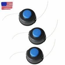3-PACK T25 String Trimmer Head For Husqvarna Weedeater Cutter Line Head Bump