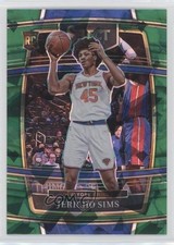 2021-22 Panini Select Concourse Green Ice Prizm Jericho Sims #87 0xp7