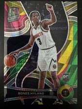2021-22 Panini Spectra - Bones Hyland #113 Asia Red & Yellow Prizm /75 (RC)