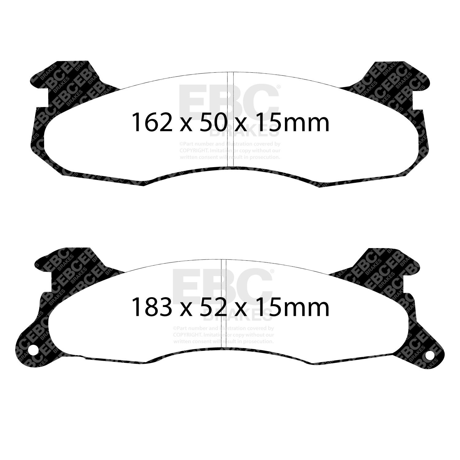 EBC DP31161C BRAKE PAD SET DISC BRAKE Rear