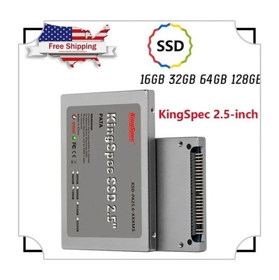   KingSpec 2.5'' IDE/PATA SSD   64GB/128GB MLC Flash (SM2236) | Faster Than HDD!