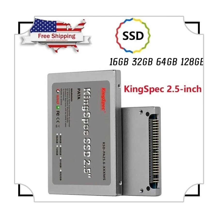 🚀 KingSpec 2,5" IDE/PATA SSD - 64GB/128GB MLC Flash (SM2236) | Schneller als HDD!