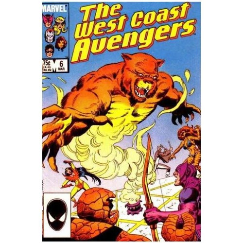 West Coast Avengers 6 1985 series Marvel comics VF [c.