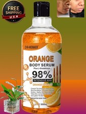 AHA Skin Brightening Serum 98 Orange Vit.C  Glutathione, 500ml USA Stock     