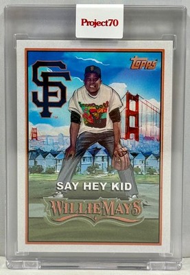 2021 Topps Project 70 - by Snoop Dogg - #255 Willie Mays - Print Run 2183