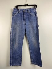 Dickies Carpenter Jeans Men 32 x 32 Blue Relaxed Straight Denim Workwear Pants