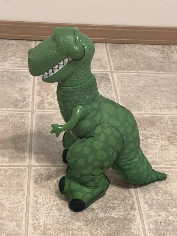 Fisher Price Toy Story 3 Big Roarin Rex T2406 2009 13" dinosaurio peluche ruido Foto 2 de 2