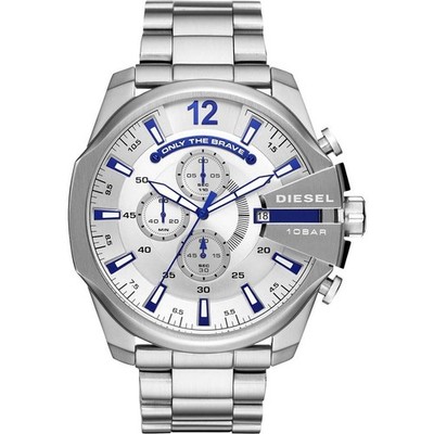 Diesel Mega Chief DZ4477 Quarz Edelstahl Uhr