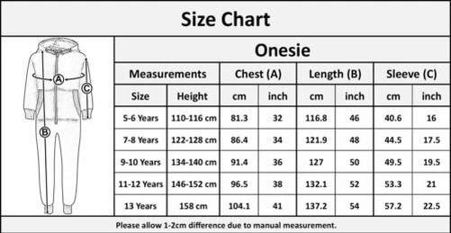 A2Z 4 Enfants Filles et Garçons Polaire Onesieonepiece Aztèque Flocon Imprimé - Photo 3/3