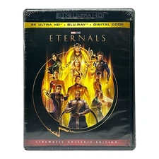 Eternals (4K Ultra HD + Blu-Ray + Digital Code, 2022) - (BUY 2 GET 1 FREE) - NEW