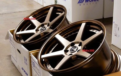 Genuine WORK Zeast ST1 19x9.5F 19x10.5R Supra 350z 370z Q50