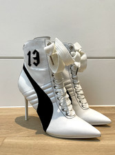 Tacchi alti FentyxPUMA Rihanna bianchi 13 UK 5, ottime condizioni - indossati due volte, con scatola