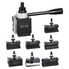 Schnellwechsel-Stahlhalter-Set, 8-teilig, Drehwerkzeughalter für 6-12 Zoll