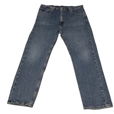 VTG Levi's 505 Regular Fit Jeans Mens 38x30 Blue Straight Leg Denim Y2K