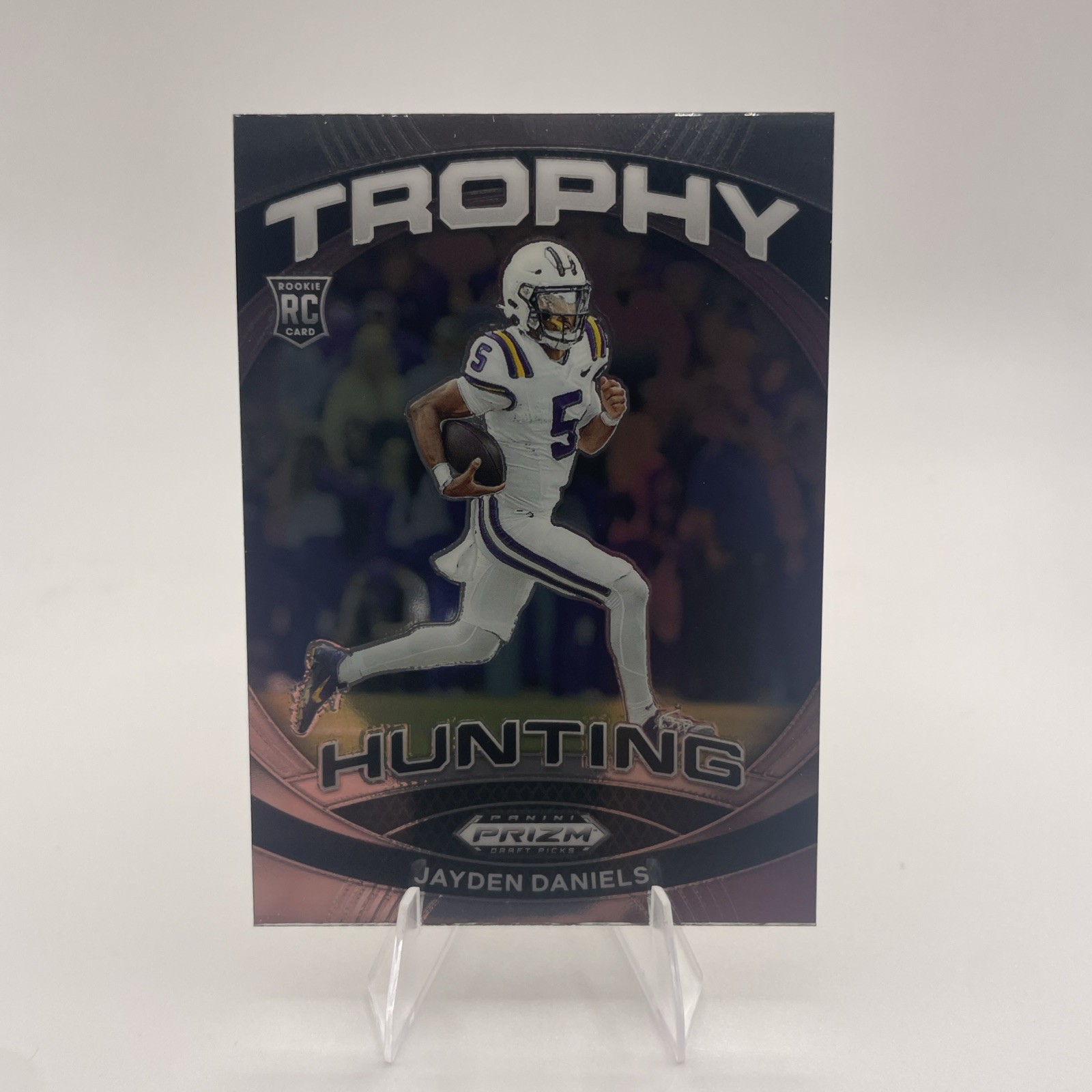 2024 Panini Prizm Draft Picks - Trophy Hunting Jayden Daniels #TH-JDS (RC)