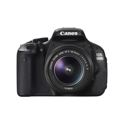 Canon EOS 600D (Rebel T3i) Digital SLR Camera EF-S 18-55mm IS II Lens Kit