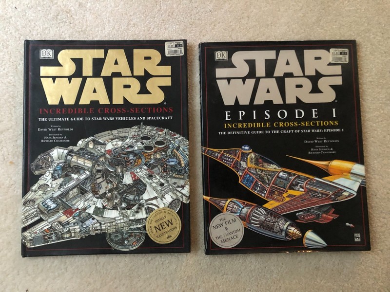 Lot of Two Star Wars Incredible Cross Sections