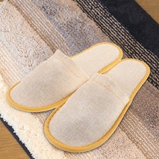 6 pares de zapatillas de baño sandalias zapatillas de lino zapatillas de hotel