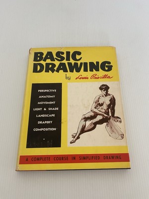 VTG 1954 LOUIS PRISCILLA BASIC DRAWING HC BOOK