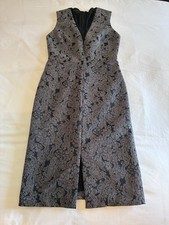 Alice + Olivia Metallic Brocade Midi Dress – US 4 / UK 8