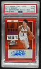 2018-19 Contenders Optic Devin Booker Veteran Season Ticket Auto Red #/49 PSA 9