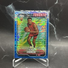 Ulrich Chomche 2024-25 Topps Chrome RC Blue Pulsar Refractor SP /125 #191