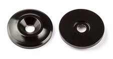 ASC92100 Associated Factory Team Aluminum Wing Buttons Black