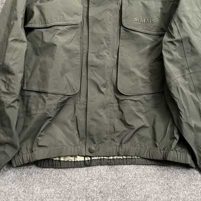 Simms Fishing Gore-Tex XCR Jacket Mens Sz 2XL Wading Full Zip