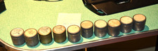 10 Vintage 35mm Metal Film Canisters Steel 10