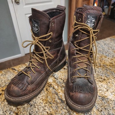 Georgia Boot Men's Waterproof Logger Boots Size 9M ID G7113