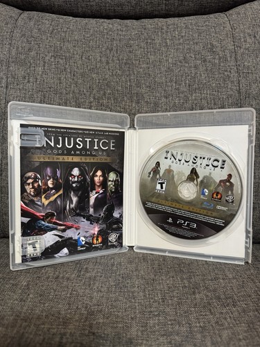 Carte PS Jeu PS3 Injustice : Les Dieux Sont Parmi Nous - Édition Collector Neuve Scellée Manette Ps3 Sans Fil