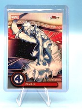 2026 Topps Finest Fantastic Four Iceman #062 Marvel RefractorUncommon 