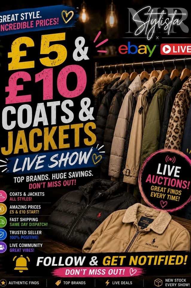 🍂🔥Winter Coats & Jackets £5 & £10 Starts🔥🍂🥼🧥🛍️🛒