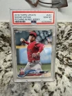 2018 Topps Update SHOHEI OHTANI Rookie RC #US1 PSA 10 GEM Pitching in Red Jersey