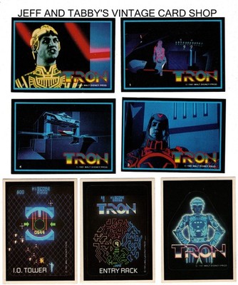 TRON 1981 Donruss  Cards and Stickers/SEE DROP DOWN MENU FOR CARD U WILL RECEIVE