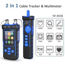 Network Cable Tester LAN Optical Power Meter Tester LCD Display Measure Length